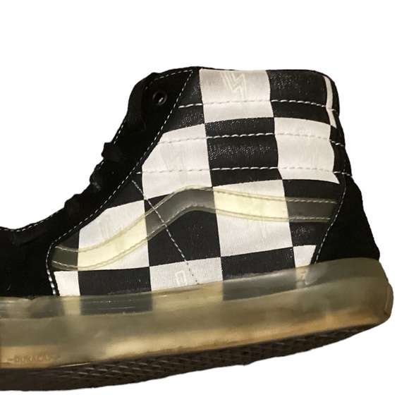 Vans Skateboard Sk8 Classic Hi-Top Oversized Checkerboard 12 - Picture 10 of 14